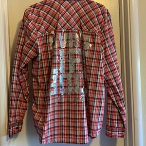 Zumba Living Life Bold Flannel Size L